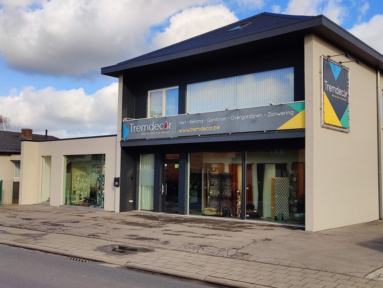 Tremdecor buitenkant Buitengevel van Tremdecor