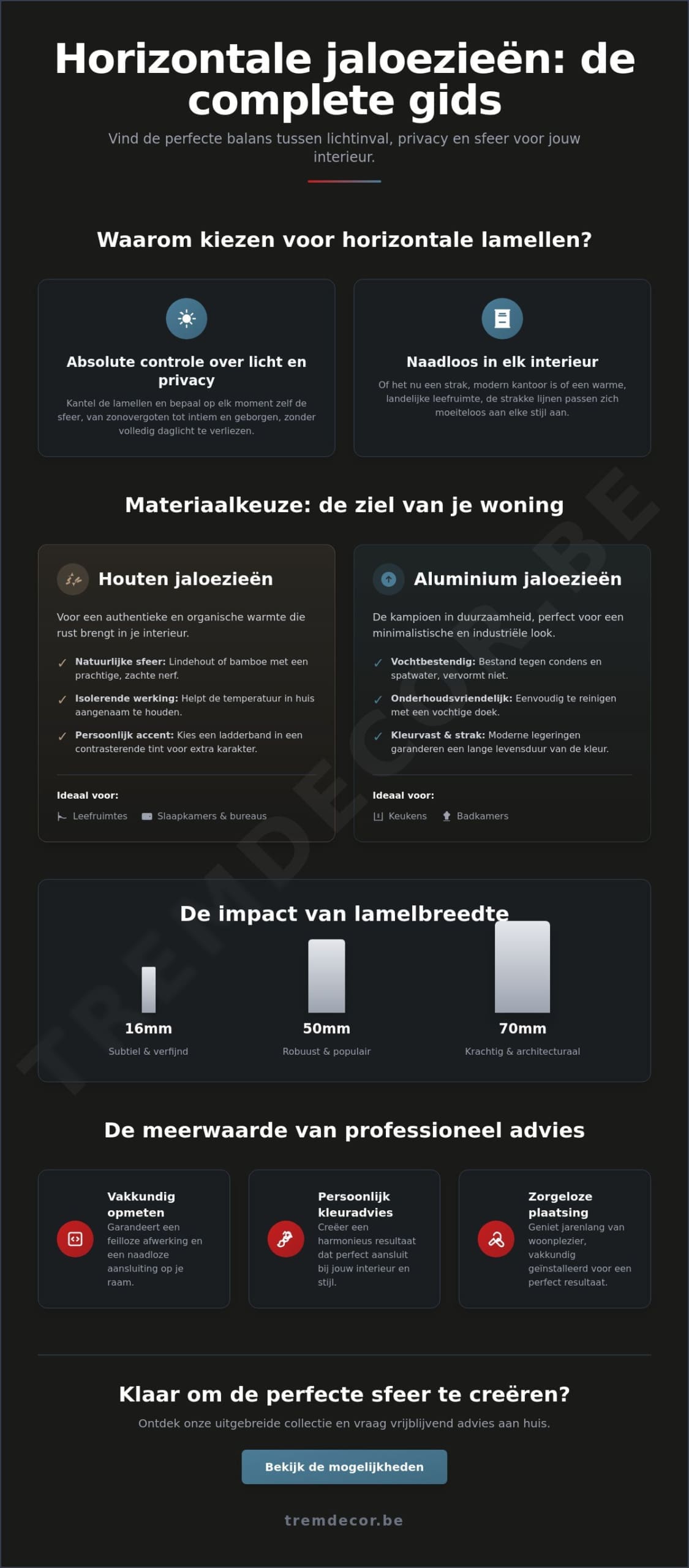 Horizontale jaloezieën: de perfecte balans tussen licht en privacy
