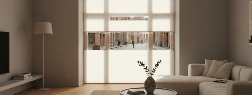Plissé gordijnen: de perfecte balans tussen licht, privacy en esthetiek