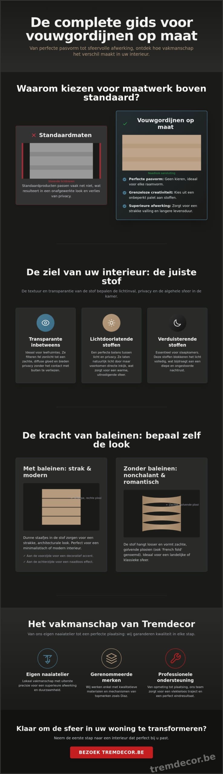 Vouwgordijnen op maat: de ultieme gids voor tijdloze raamdecoratie