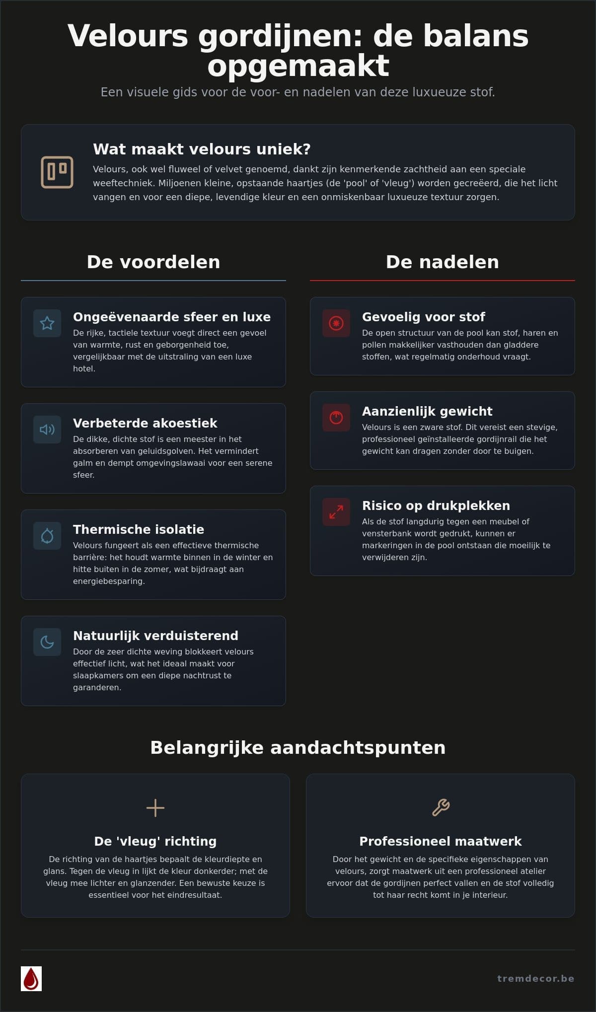 Velours gordijnen: de voor- en nadelen voor jouw interieur