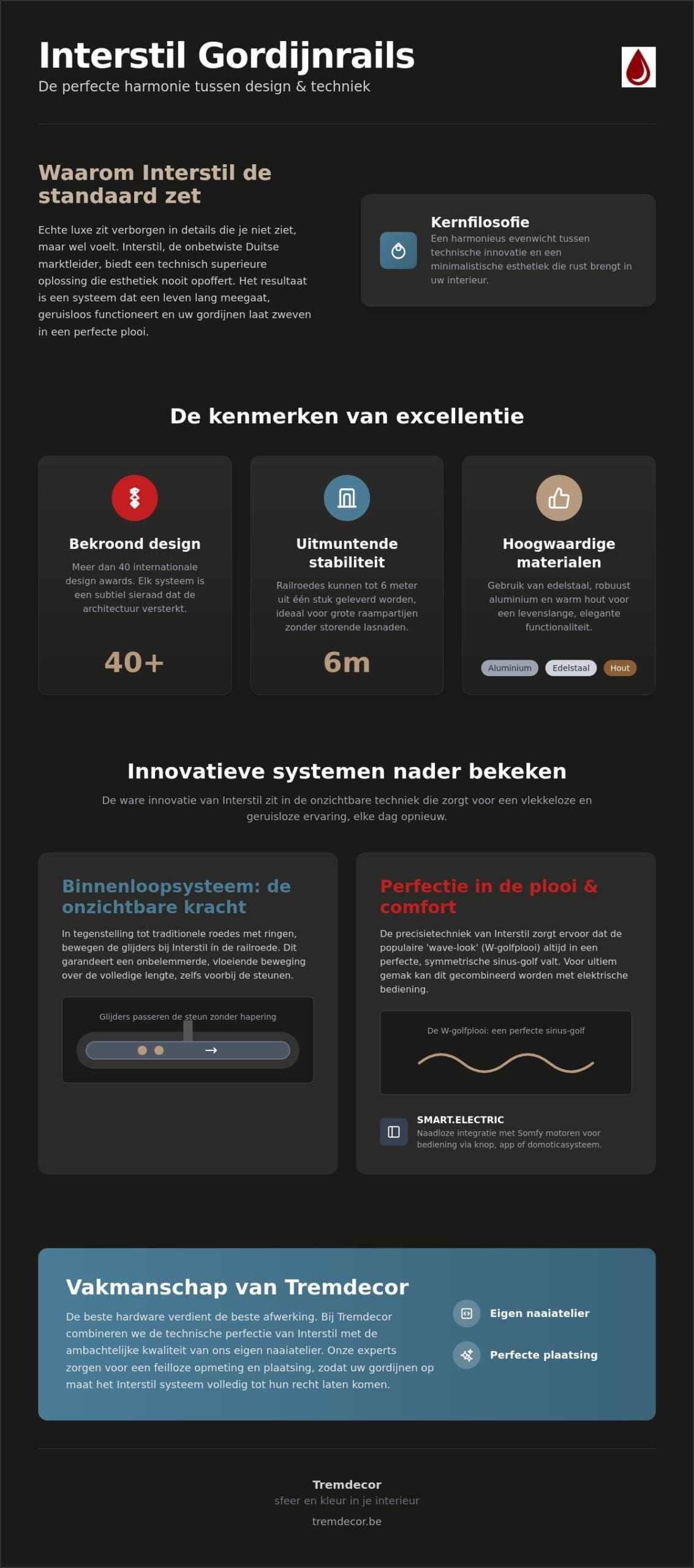 Interstil gordijnrails: de perfecte synergie tussen design en techniek